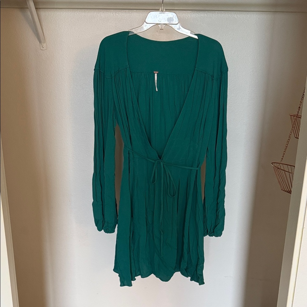 Free People Green Mini Dress
